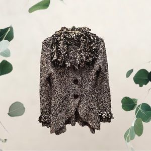 JOHN Fashion Fringe Cardigan Sweater
